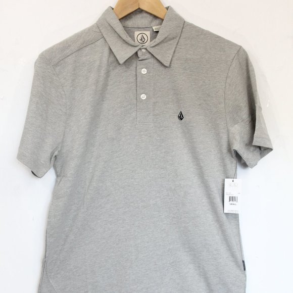 Volcom Banger Polo Shirt NEW Mens Short Sleeve Top Small - Picture 3 of 9